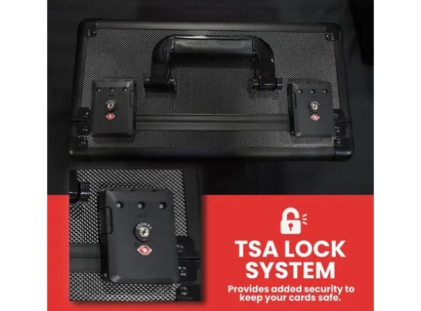 Trading Card Suitcase Black Small