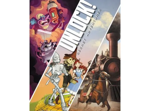 Unlock 3 Secret Adventures Kortspill