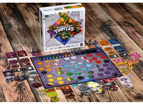 Unmatched Adventures TMNT Brettspill