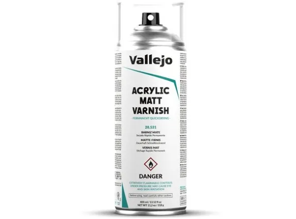 Vallejo Acrylic Matt Varnish 400ml Spray