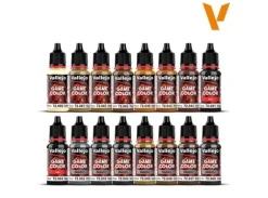 Vallejo Game Color Set Leather & Metal