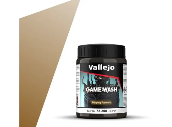 Vallejo Game Wash Sepia 200ml
