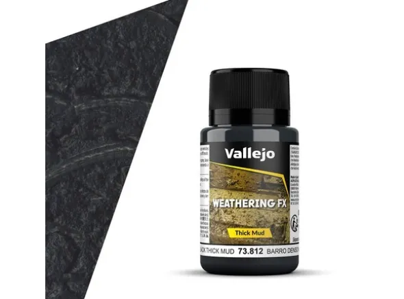 Vallejo Mud Thick Mud Black - 40ml