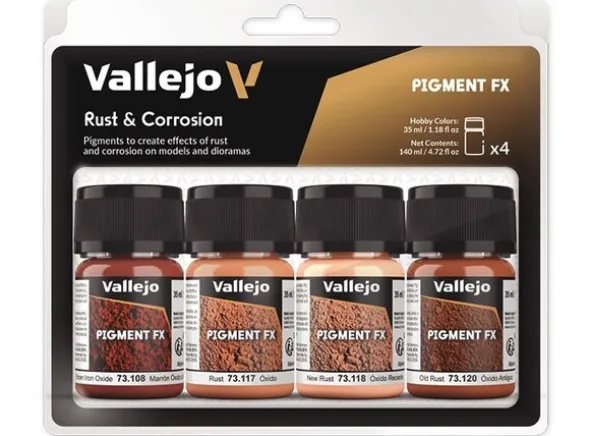 Vallejo Pigment Set Rust & Corrosion
