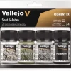 Vallejo Pigment Set Soot & Ashes