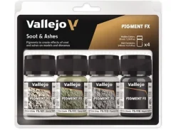 Vallejo Pigment Set Soot & Ashes