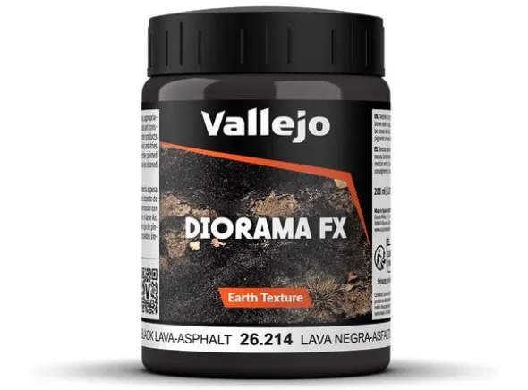 Vallejo Texture Black Lava Asphalt 200ml