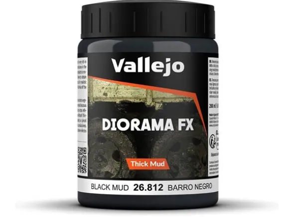 Vallejo Texture Black Mud 200ml