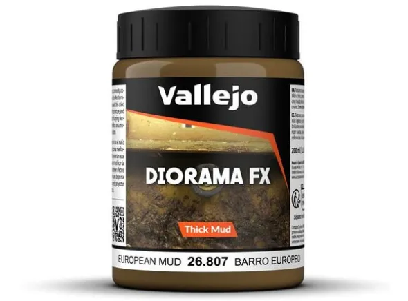 Vallejo Texture European Mud 200ml