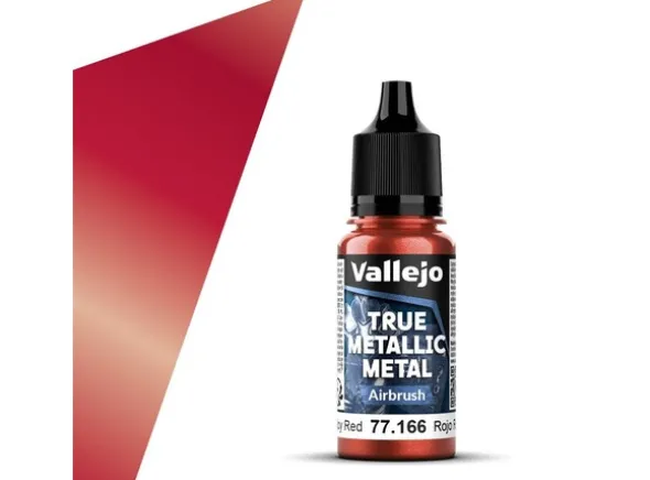 Vallejo True Metallic Airbrush Ruby Red