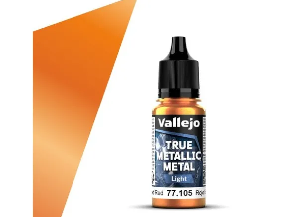 Vallejo True Metallic Light Forged Red