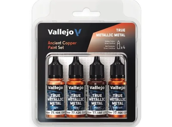 Vallejo True Metallic Set Ancient Copper