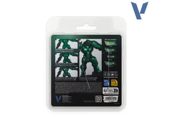 Vallejo True Metallic Set Dusken Green