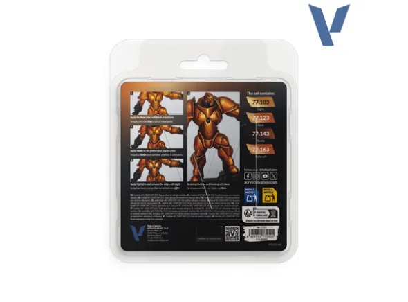 Vallejo True Metallic Set Imperial Gold