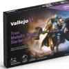 Vallejo True Metallic Starter Set