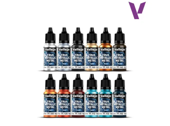 Vallejo True Metallic Starter Set