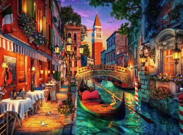 Venice Illuminated 1000 biter Puslespill