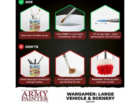 Wargamer Large Vehicle & Scenery Brush