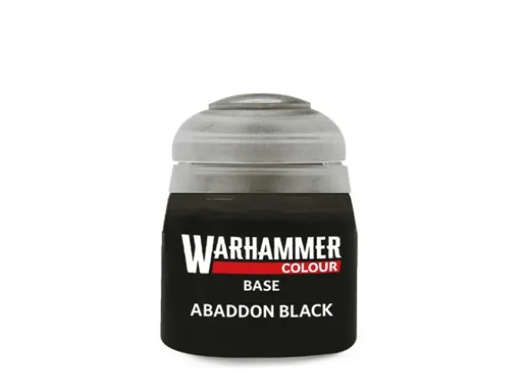 Warhammer Colour Base Abaddon Black