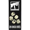 Warhammer Dice Bone - 20 stk
