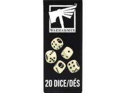 Warhammer Dice Bone - 20 stk