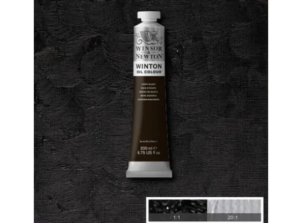 Winton Oil Colour Ivory Black 200ml