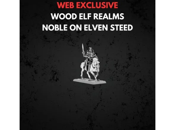 Wood Elf Realms Noble on Elven Steed
