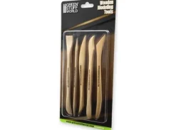 Wooden Modelling Tools - 5 stk